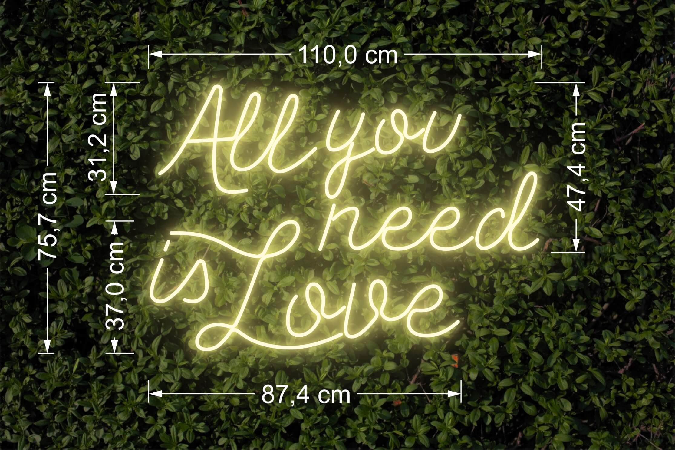 neon All you need is love