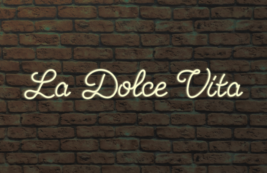 neon La Dolce Vita